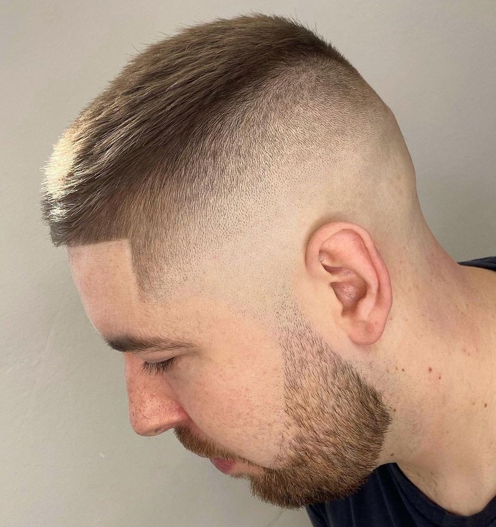 Crew Cut with High Fade